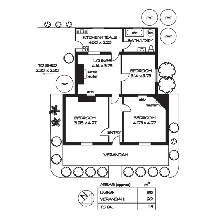 Floorplan of Homely house listing, 20 Old Mount Barker Road, Crafers SA 5152