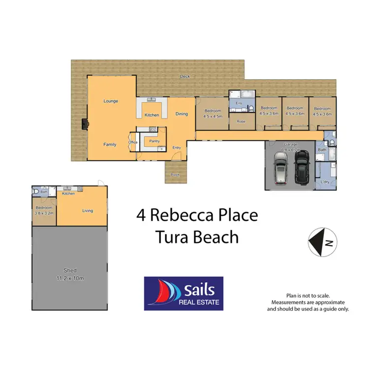 Floorplan of Homely house listing, 4 Rebecca Place, Tura Beach NSW 2548