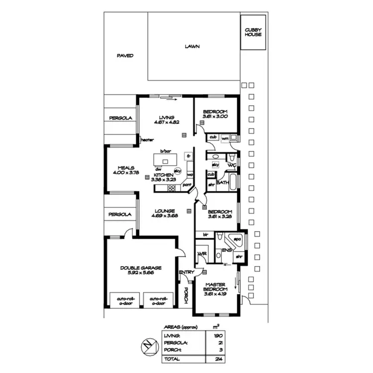 Floorplan of Homely house listing, 12 Stillwell Court, Greenwith SA 5125