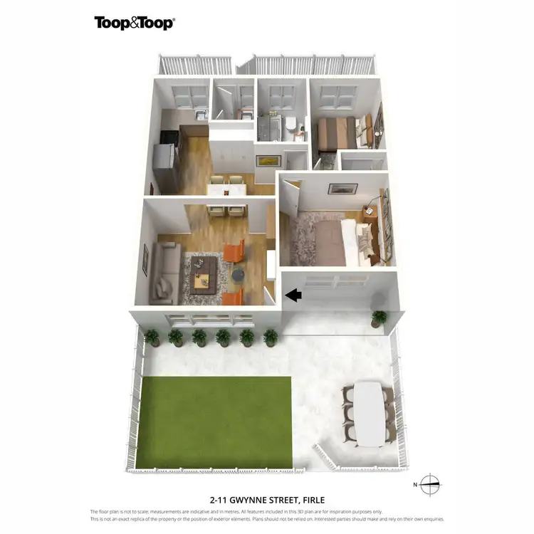 Floorplan of Homely unit listing, 2/11 Gwynne Street, Firle SA 5070