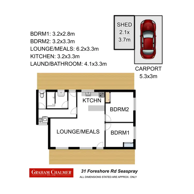 Floorplan of Homely house listing, 31 Foreshore Road, Seaspray VIC 3851