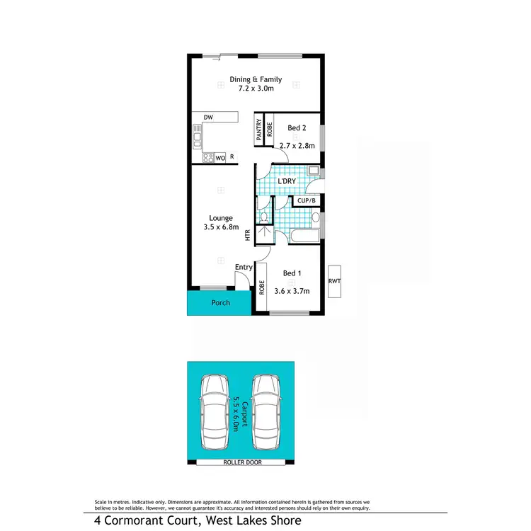 Floorplan of Homely house listing, 4 Cormorant Court, West Lakes Shore SA 5020