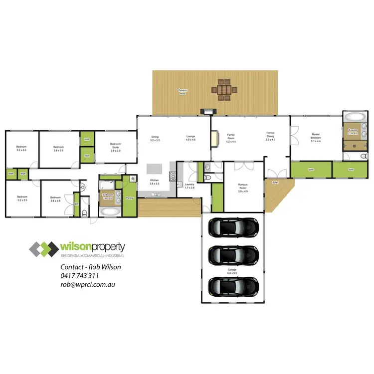Floorplan of Homely house listing, 385 Rules Road, Hazelwood South VIC 3840