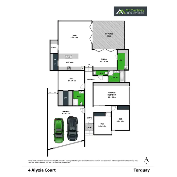 Floorplan of Homely house listing, 4 Alyxia Court, Torquay VIC 3228