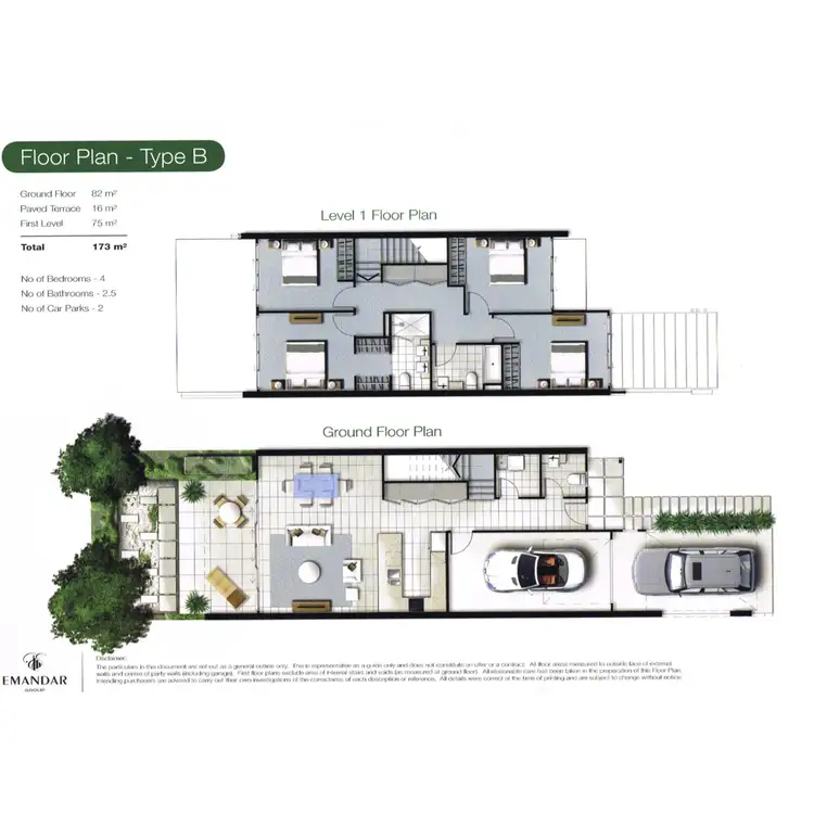 Floorplan of Homely townhouse listing, 14/430 Pine Ridge Road, Coombabah QLD 4216