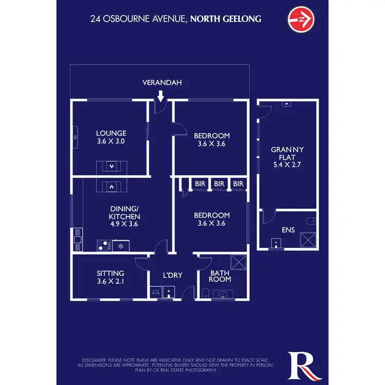 Floorplan of Homely house listing, 24 Osborne Avenue, North Geelong VIC 3215
