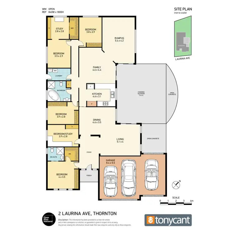 Floorplan of Homely house listing, 2 Laurina Avenue, Thornton NSW 2322