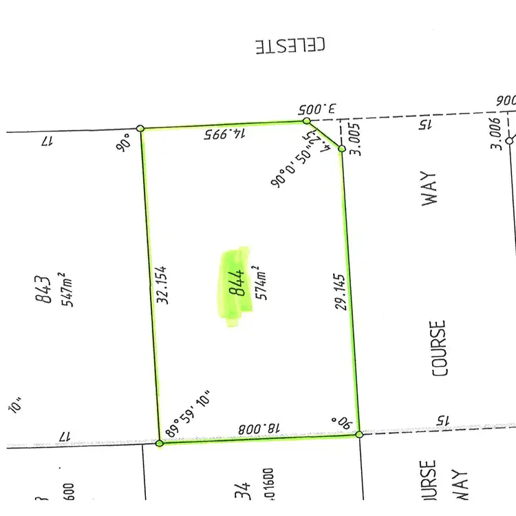 Floorplan of Homely land listing, 45 Celeste Street, Alkimos WA 6038