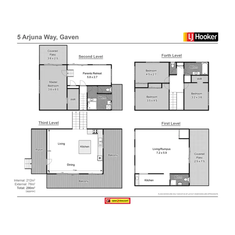 Floorplan of Homely house listing, 5 Arjuna Way, Gaven QLD 4211