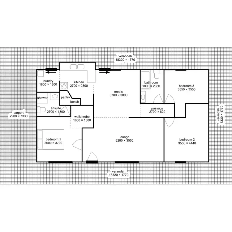 Floorplan of Homely house listing, 58 Jubilee Street, Toodyay WA 6566