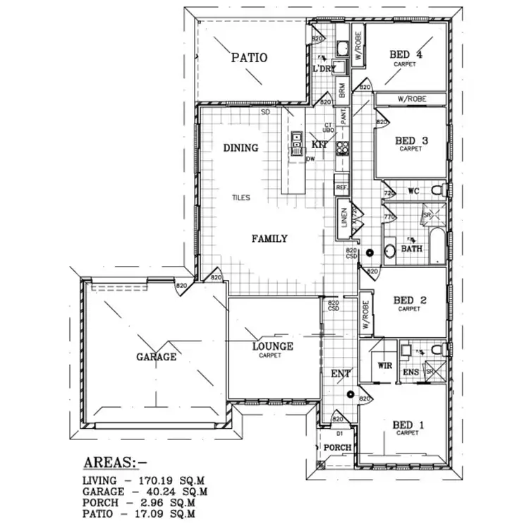 Floorplan of Homely house listing, 24 Darcy Drive, Boorooma NSW 2650