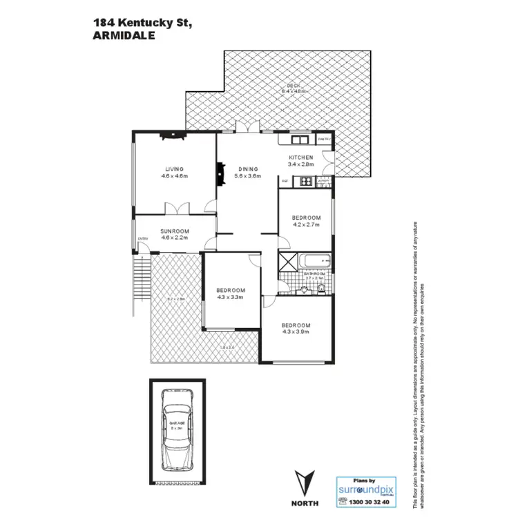 Floorplan of Homely house listing, 184 Kentucky Street, Armidale NSW 2350