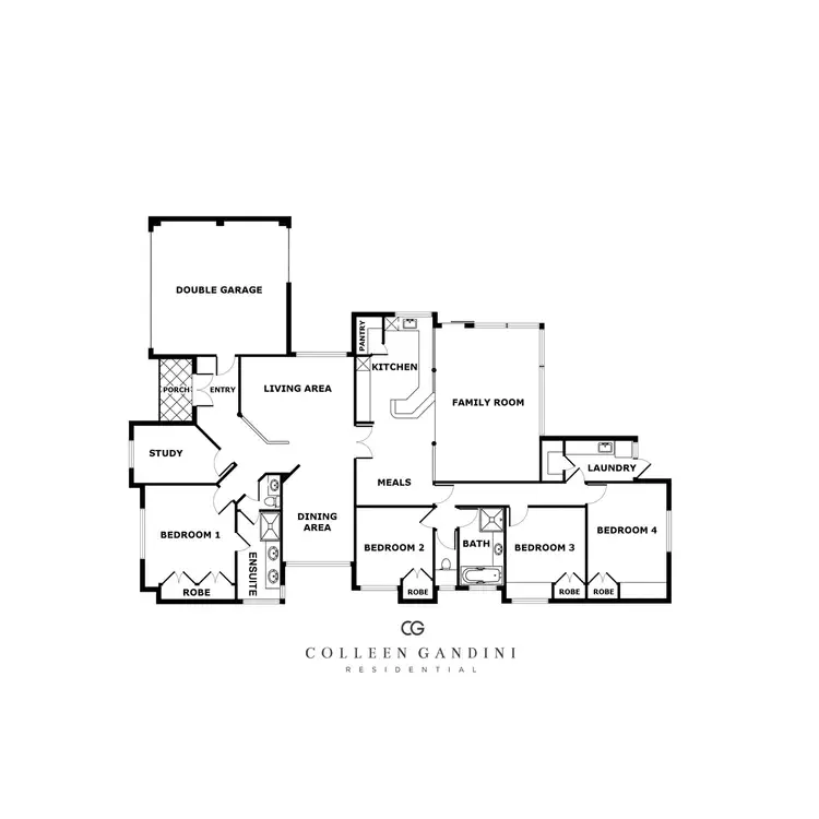 Floorplan of Homely house listing, 13A Dunvegan Road, Applecross WA 6153