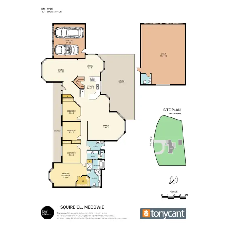 Floorplan of Homely house listing, 1 Squire Close, Medowie NSW 2318
