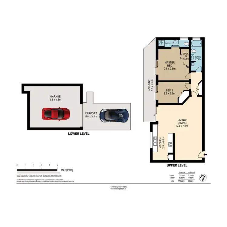 Floorplan of Homely apartment listing, 11/29 Bellevue Terrace, St Lucia QLD 4067
