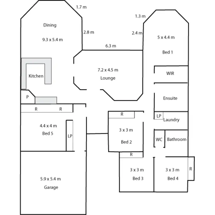 Floorplan of Homely house listing, 6 Genoa Place, Banksia Beach QLD 4507