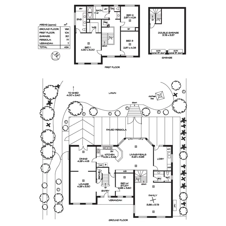 Floorplan of Homely house listing, 7 Middleton Crescent, Golden Grove SA 5125