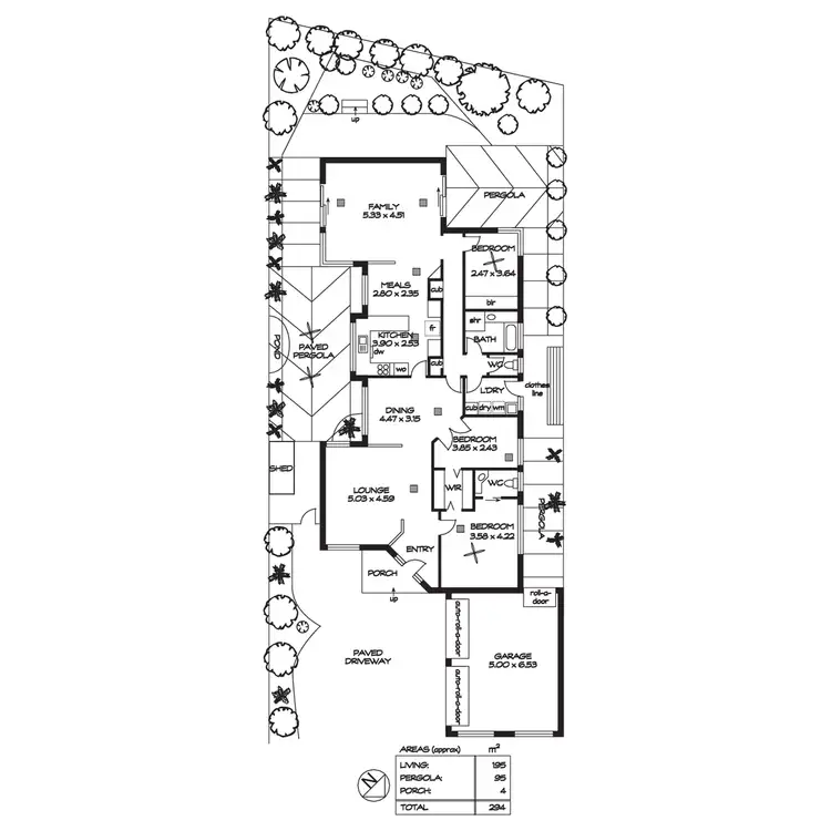 Floorplan of Homely house listing, 13 Lemon Crescent, Golden Grove SA 5125