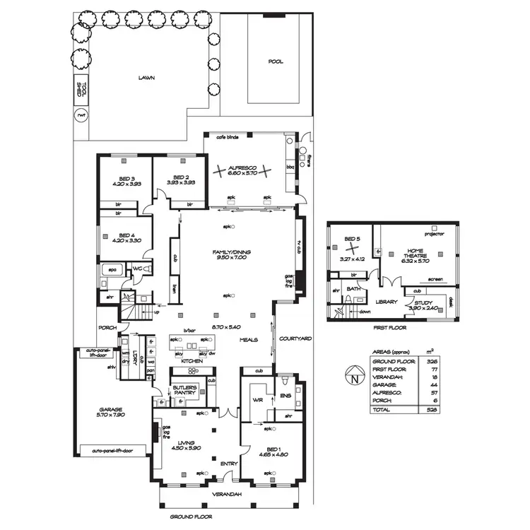 Floorplan of Homely house listing, 82 Fifth Avenue, Joslin SA 5070