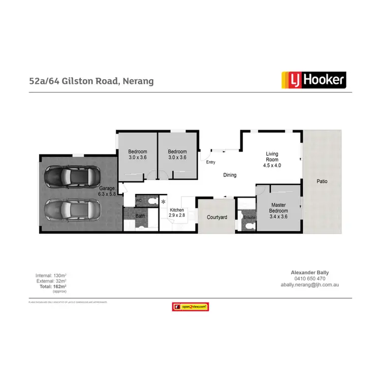 Floorplan of Homely house listing, 52A/64 Gilston Road, Nerang QLD 4211