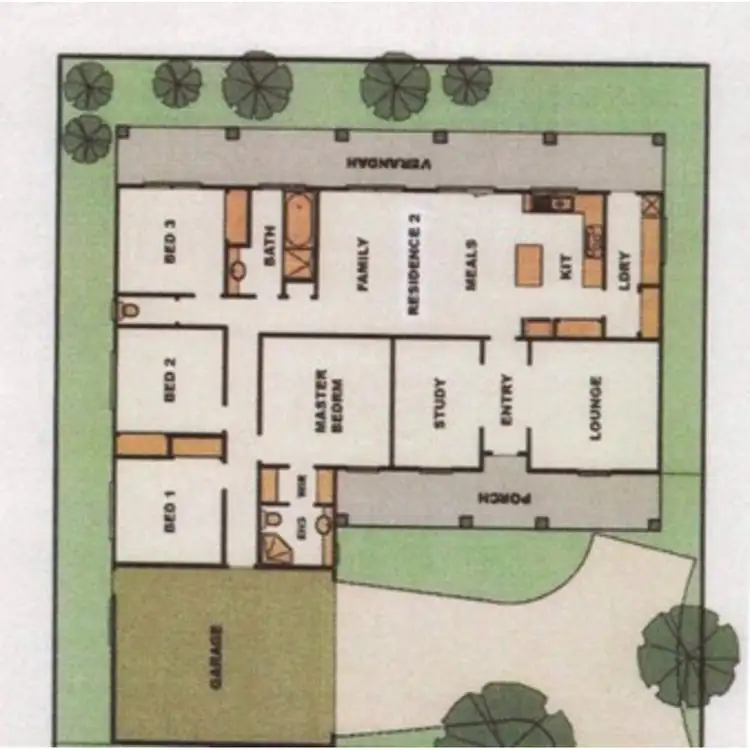 Floorplan of Homely unit listing, 2/55 Pollack Street, Colac VIC 3250