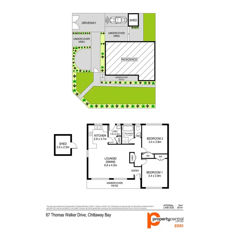 Floorplan of Homely house listing, 67 Thomas Walker Drive, Chittaway Bay NSW 2261
