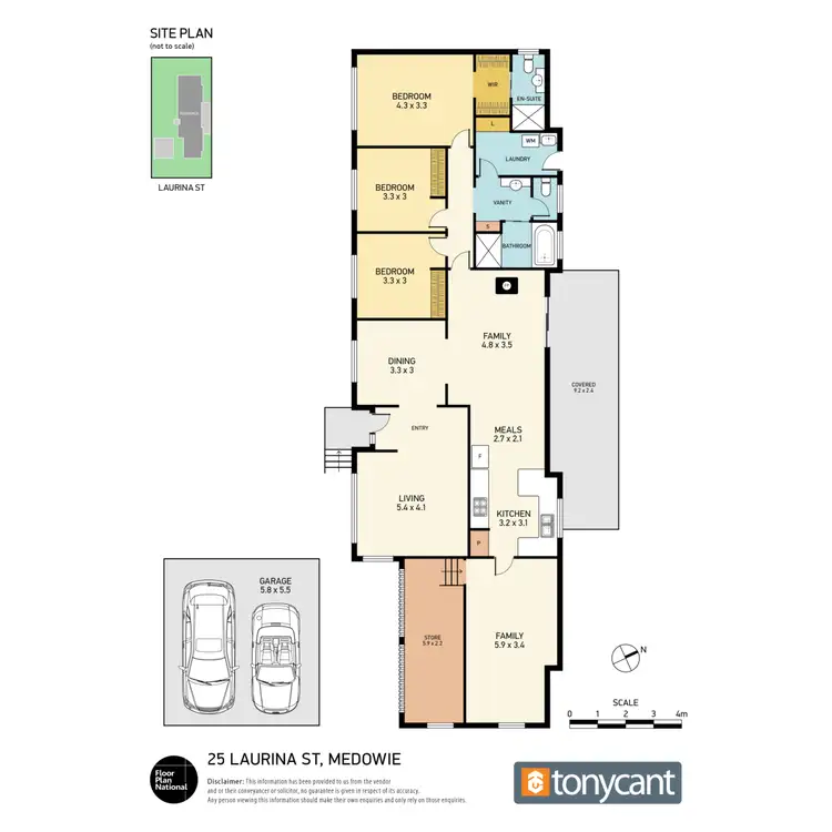 Floorplan of Homely flat listing, 25 Laurina Street, Medowie NSW 2318