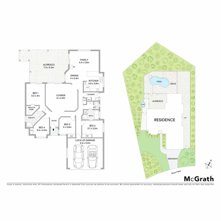 Floorplan of Homely house listing, 5 Nixon Place, Lennox Head NSW 2478