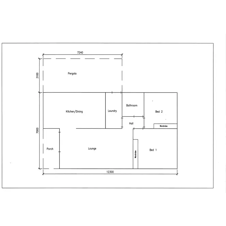 Floorplan of Homely house listing, 1 Cowell Street, Tarpeena SA 5277