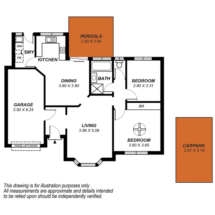 Floorplan of Homely unit listing, 5/26 Kerry Street, Athelstone SA 5076