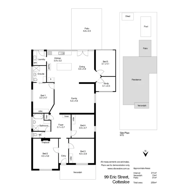Floorplan of Homely house listing, 99 Eric Street, Cottesloe WA 6011