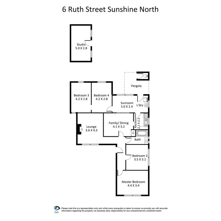 Floorplan of Homely house listing, 6 Ruth Street, Sunshine North VIC 3020