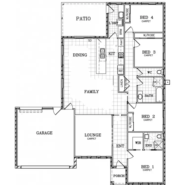 Floorplan of Homely house listing, 23 Darcy Drive, Boorooma NSW 2650
