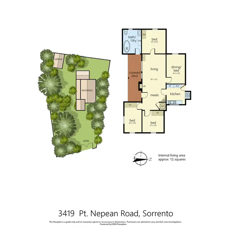 Floorplan of Homely house listing, 3419 Point Nepean Road, Sorrento VIC 3943