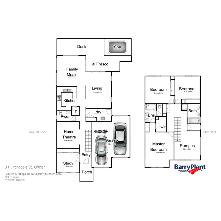 Floorplan of Homely house listing, 3 Huntingdale Close, Officer VIC 3809