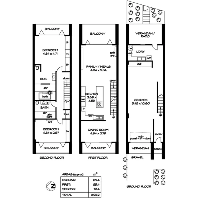 Floorplan of Homely house listing, 15 Santorini Walk, Mawson Lakes SA 5095
