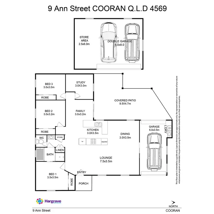 Floorplan of Homely house listing, 9 Ann Street, Cooran QLD 4569
