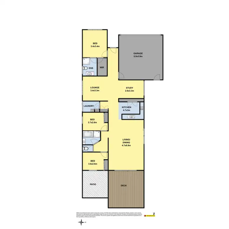 Floorplan of Homely house listing, 20 Dowling Street, Colac VIC 3250