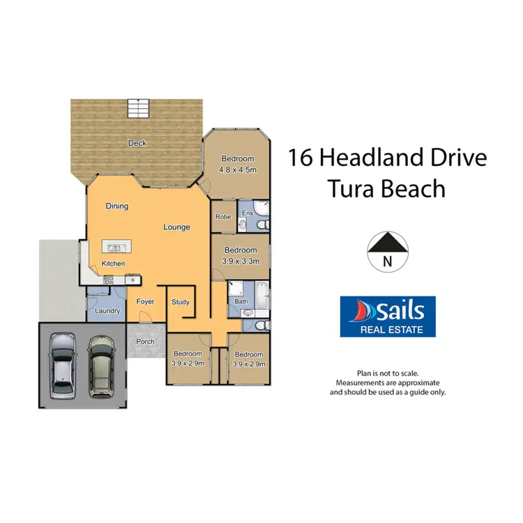 Floorplan of Homely house listing, 16 Headland Drive, Tura Beach NSW 2548