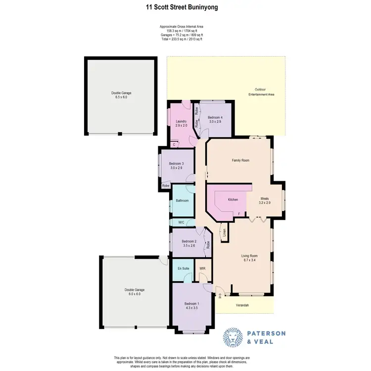 Floorplan of Homely house listing, 11 Scott Street, Buninyong VIC 3357