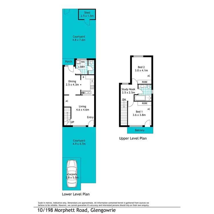 Floorplan of Homely townhouse listing, 10/198 Morphett Road, Glengowrie SA 5044