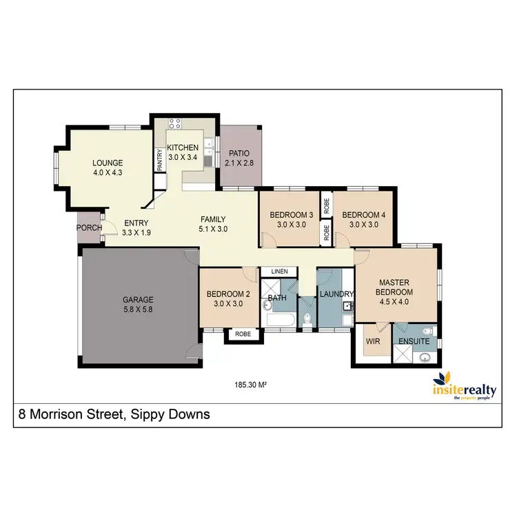 Floorplan of Homely house listing, 8 Morrison Street, Sippy Downs QLD 4556