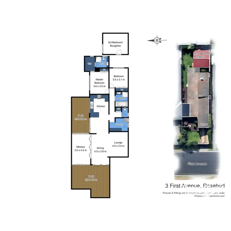 Floorplan of Homely house listing, 3 First Avenue, Rosebud VIC 3939