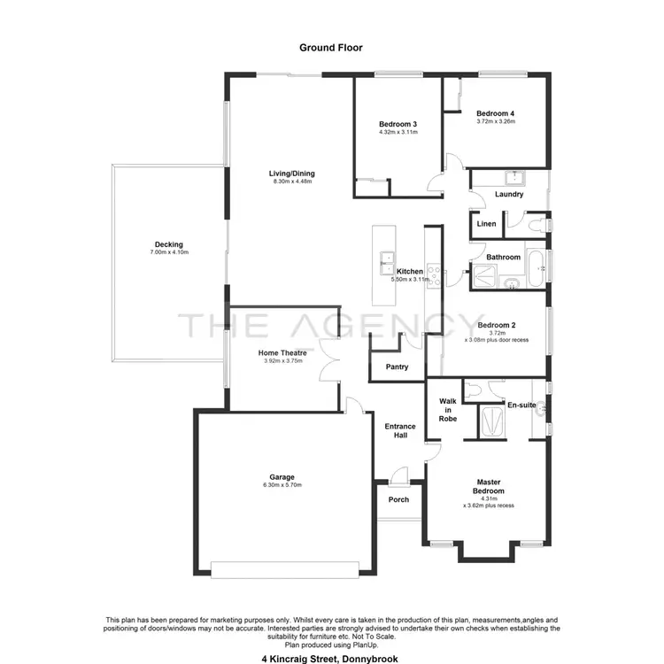 Floorplan of Homely house listing, 4 Kincraig Street, Donnybrook WA 6239