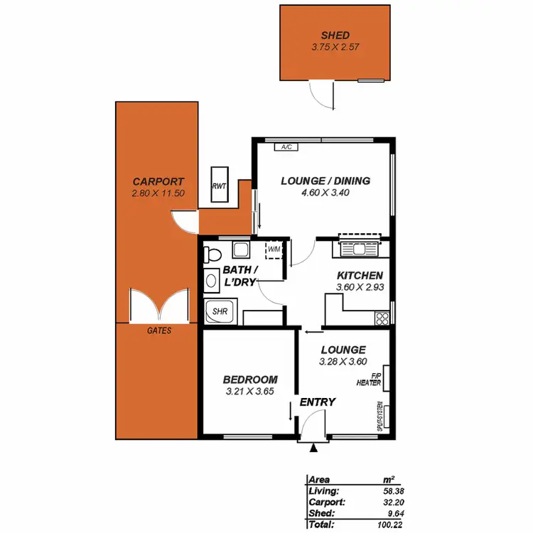 Floorplan of Homely house listing, 20 Garfield Street, Klemzig SA 5087