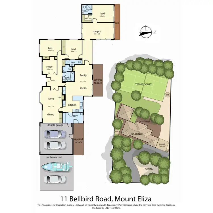 Floorplan of Homely house listing, 11 Bellbird Road, Mount Eliza VIC 3930