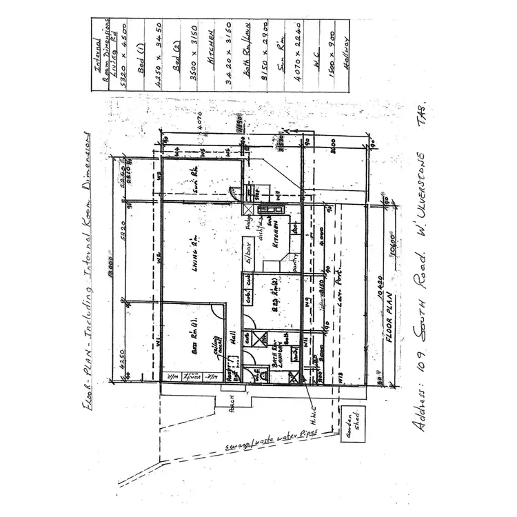 Floorplan of Homely house listing, 109 South Road, West Ulverstone TAS 7315