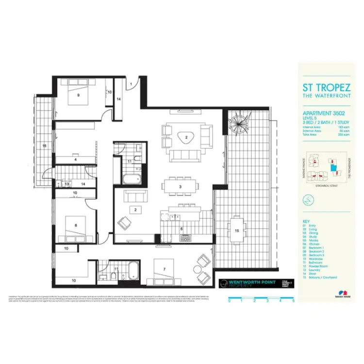 Floorplan of Homely apartment listing, 3502/31 The Promenade, Wentworth Point NSW 2127