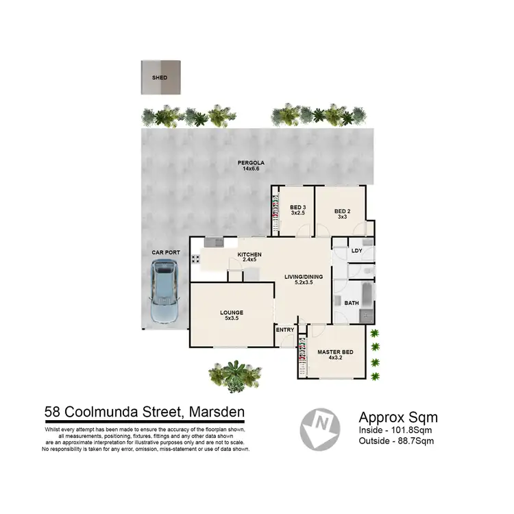 Floorplan of Homely house listing, 58 Coolmunda Street, Marsden QLD 4132