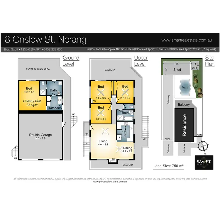 Floorplan of Homely house listing, 8 Onslow Street, Nerang QLD 4211